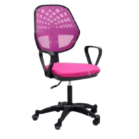 Chaise Evo Avec Accoudoirs Bleu – Base Noir Tunisie
