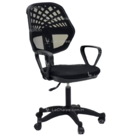 Chaise Evo Avec Accoudoirs Noir – Base Noir Tunisie