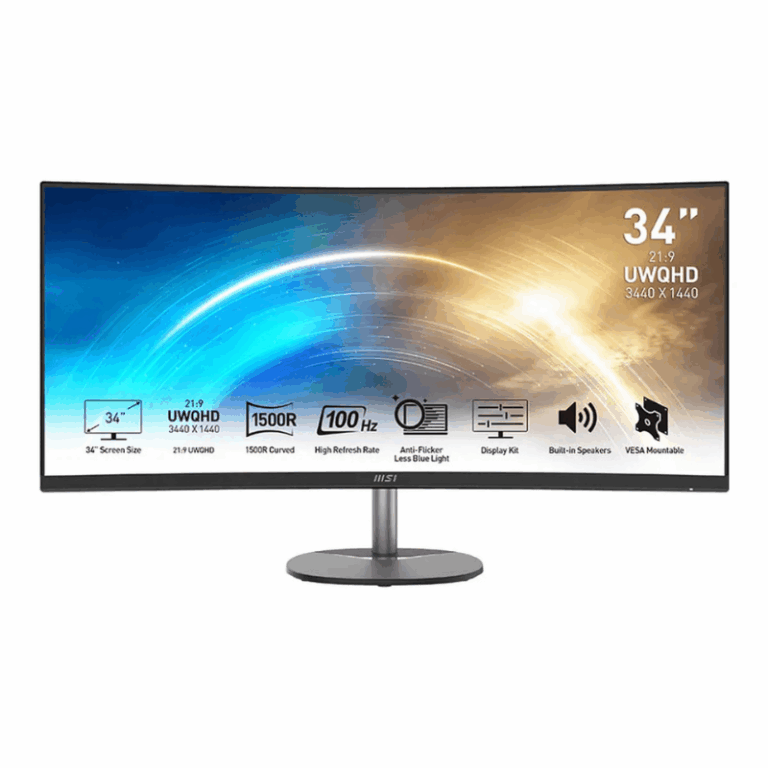 Ecran Msi Modern MP341CQ 34″ 4k UWQHD 100hz- Noir – 9S6-3PB2CT-040 Tunisie