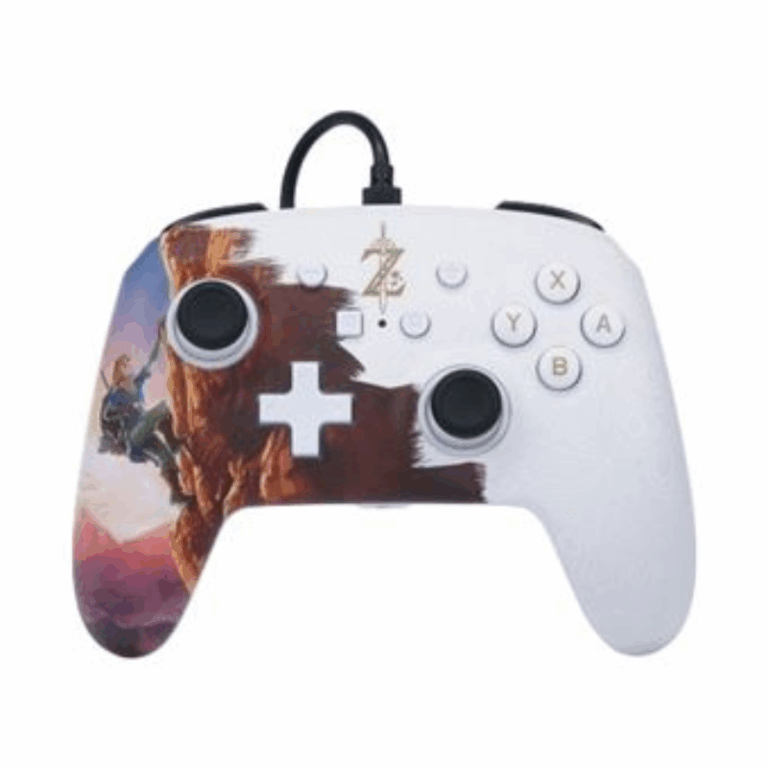 Manette Filaire Nintendo Switch A Zelda Hero’s Ascent – Blanc Tunisie