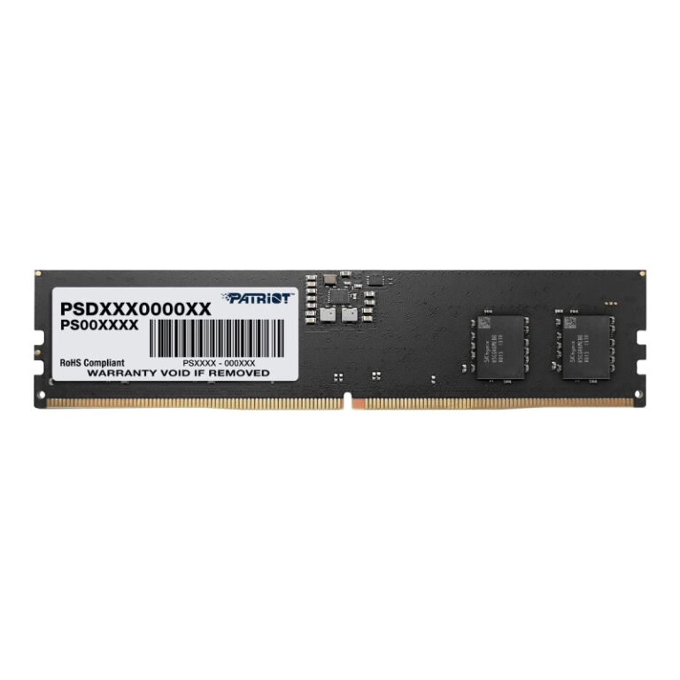 Barette Mémoire Patriot SIGNATURE DIMM DDR5 CL40 32 GO 4800MHZ-  PSD532G48002 Tunisie