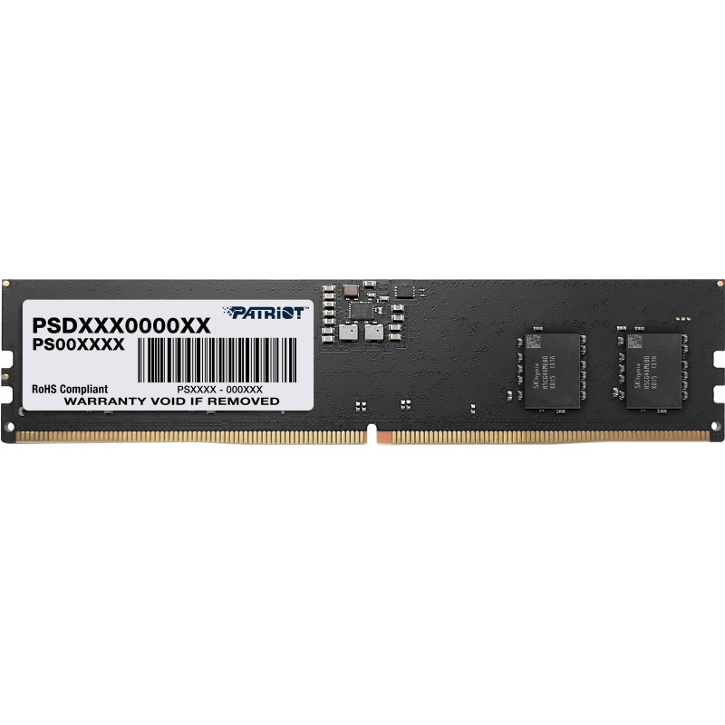 Barette Mémoire Patriot Signature Dimm Ddr5 Cl42 8 Go 5200mhz – PSD58G520041 Tunisie