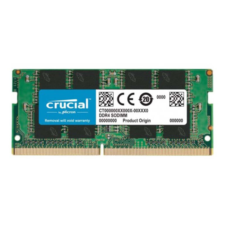 Barrette Mémoire Crucial 16 Go Sodim DDR4 3200Mhz PC4-25600 -MEM12087 Tunisie