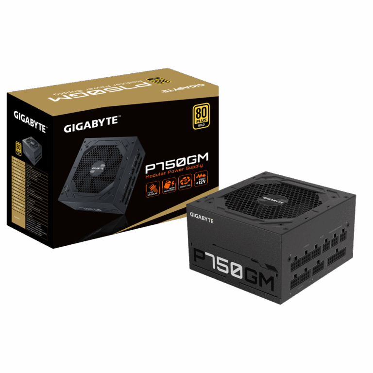Bloc d’alimentation Gigabyte 750W 80+ Gold – P750GM Tunisie