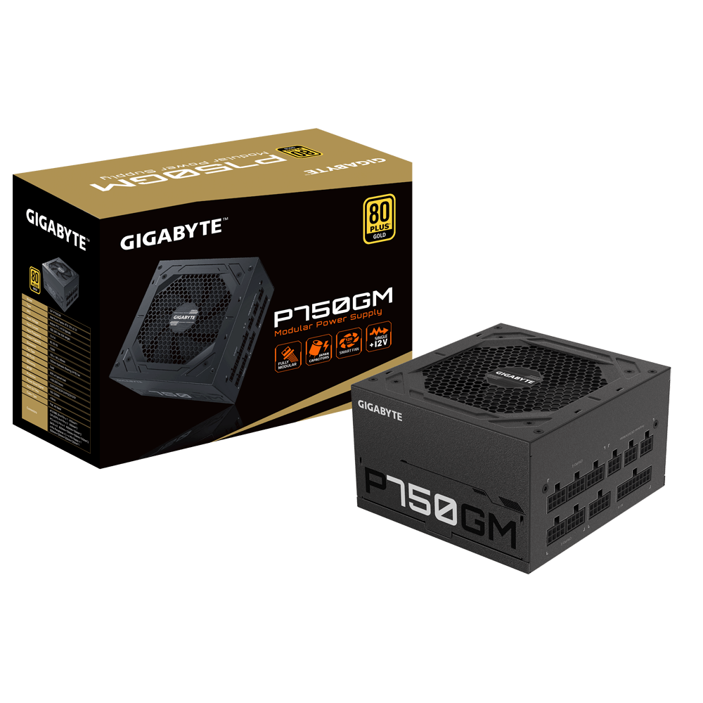 Bloc d’alimentation Gigabyte 750W 80+ Gold – P750GM Tunisie