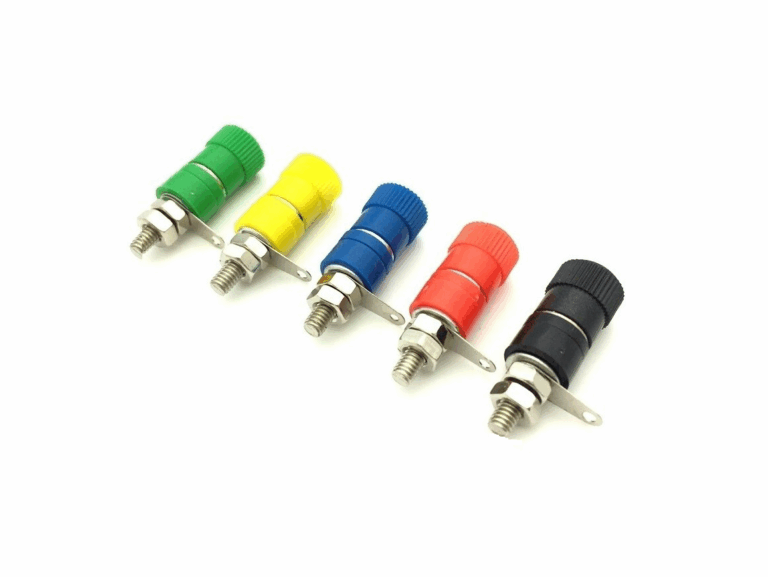 Bornier Banana Jack femelle 4 mm -Vert – JS 910B Tunisie