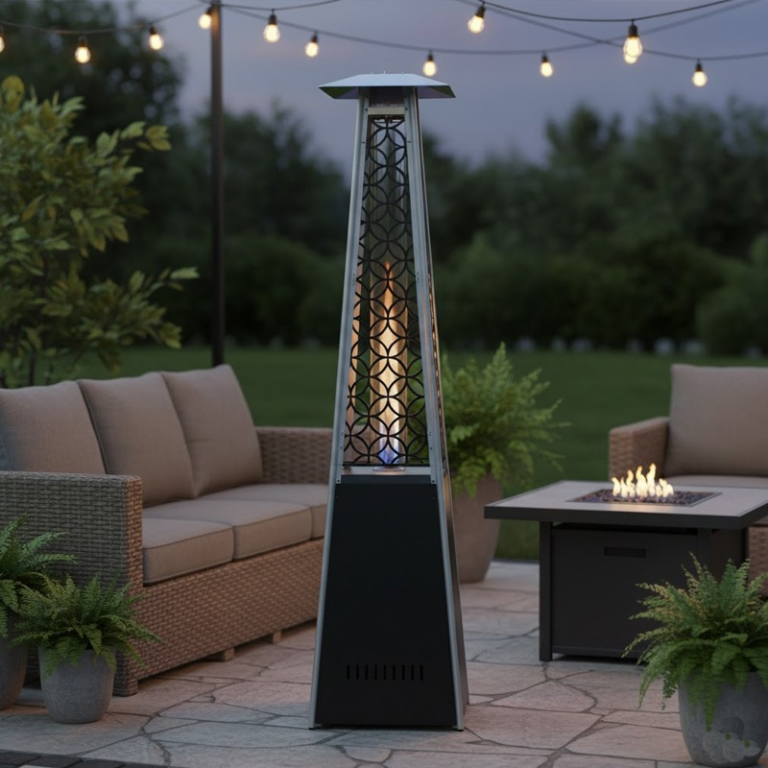 Chauffage de Terrasse Pyramide Coala Noir Tunisie