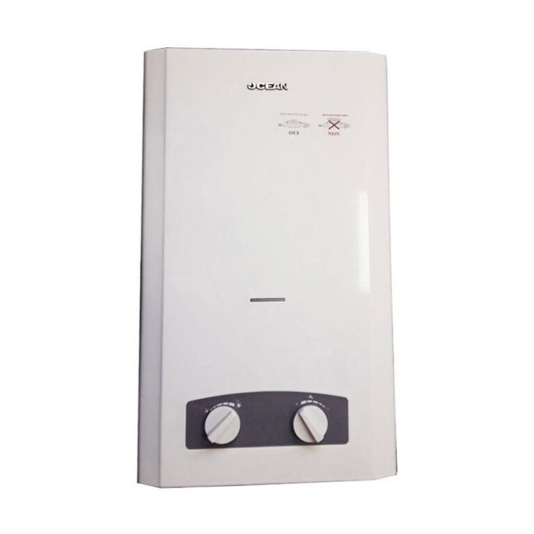 Chauffe Bain Ocean 10 Litres Gaz Bouteille Blanc Tunisie