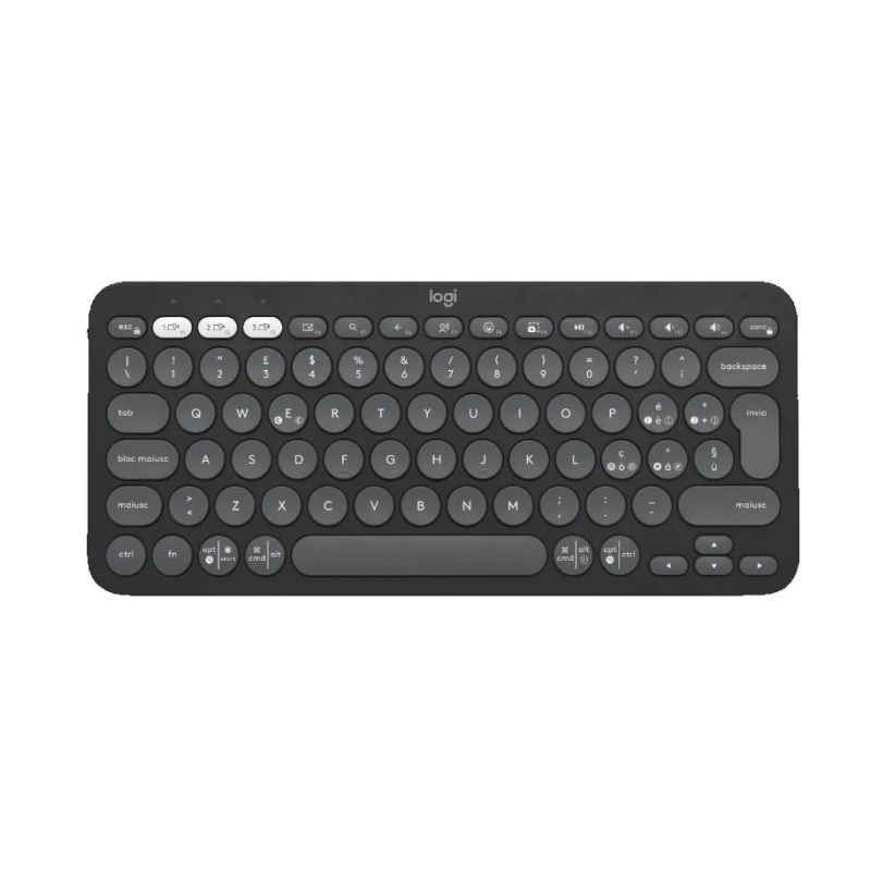 Clavier sans fil Logitech Pebble Keys 2 K380s – Graphite – 920-011803 Tunisie
