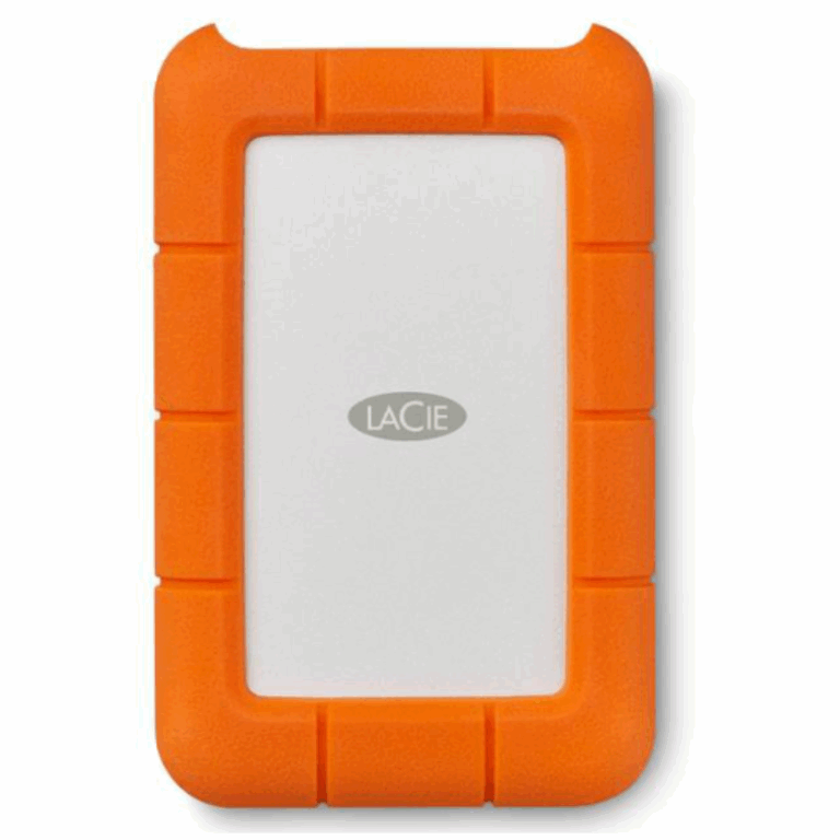 Disque Dur Externe LaCie 2 To USB-C – Orange & Argent -STFR2000800 Tunisie