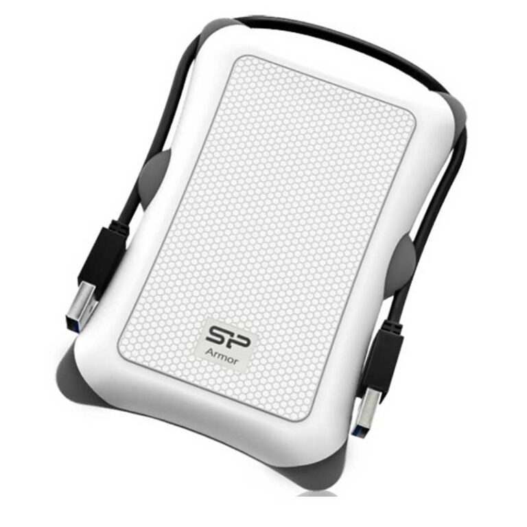 Disque Dur Externe Antichoc Silicon Power Armor 1 To – A30 Blanc Tunisie