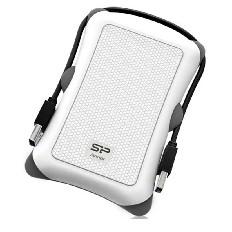Disque Dur Externe Antichoc Silicon Power Armor 1 To – A30 Blanc Tunisie