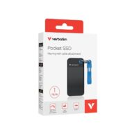 Disque Dur Externe Verbatim V-POCKET 1 To SSD Noir&Bleu – 032191 Tunisie