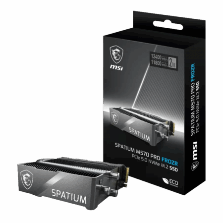 Disque Dur Interne Msi SSD Spatium M570 PRO PCIe 5.0 NVMe M.2 2To FROZR – S78-440Q670-P83 Tunisie