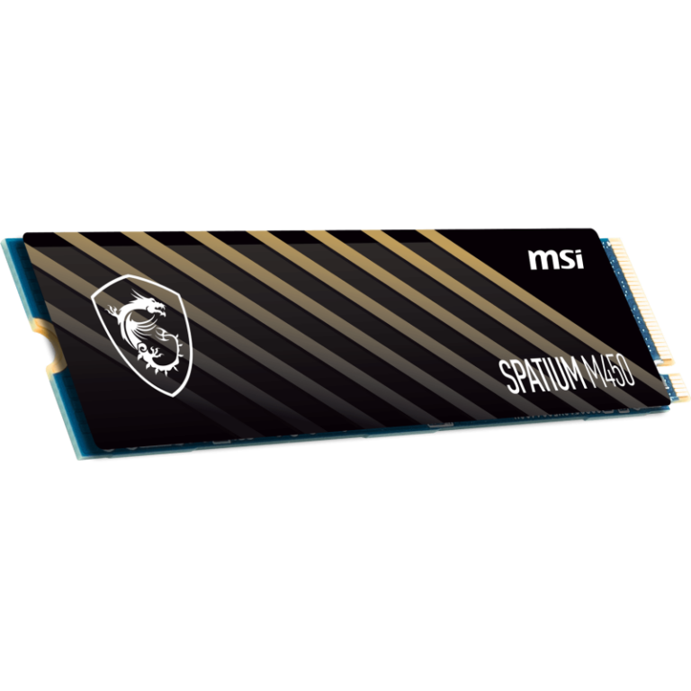 Disque Dur Interne SSD MSI SPATIUM M450 v1 PCIe 4.0 NVMe M.2 500 Go – S78-440K380-P83 Tunisie