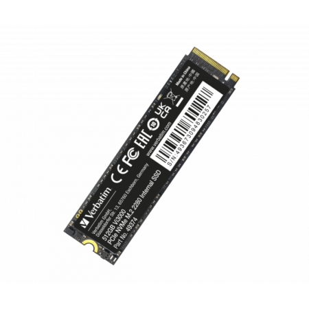 Disque Dur Interne VERBATIM Vi3000 512 SSD NVMe M.2 2280 – 049374 Tunisie