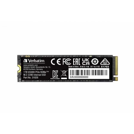 Disque Dur Interne Verbatim Vi5000 1 To SSD NVMe M.2 2280 – 031826 Tunisie