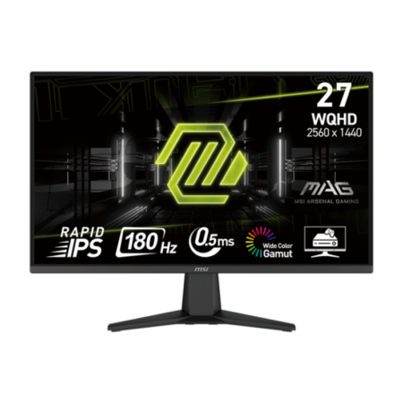 Ecran Gaming MSI MAG 275QF 27″ WQHD IPS 180 Hz Noir – 9S6-3CE21M-022 Tunisie