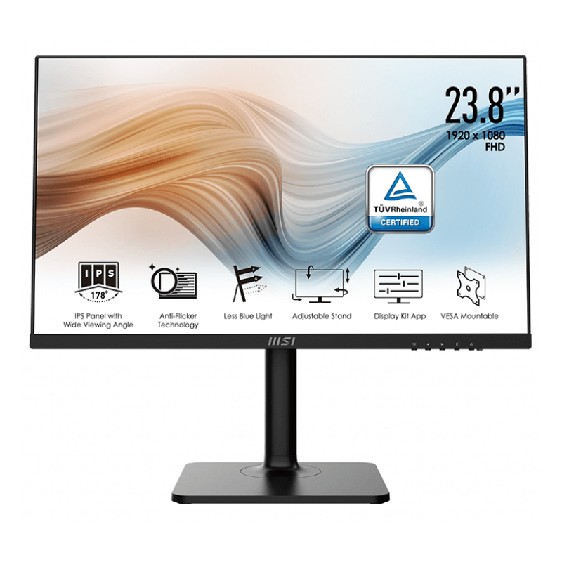 Ecran MSI Modern MD241P 23.8″ IPS Full HD Pivotant Tunisie