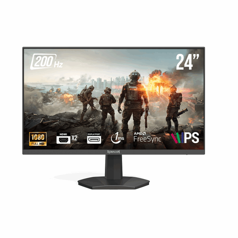 Ecran Redragon Azur III 23.8″ Full HD IPS 200Hz – GM24X5IPS-III Tunisie