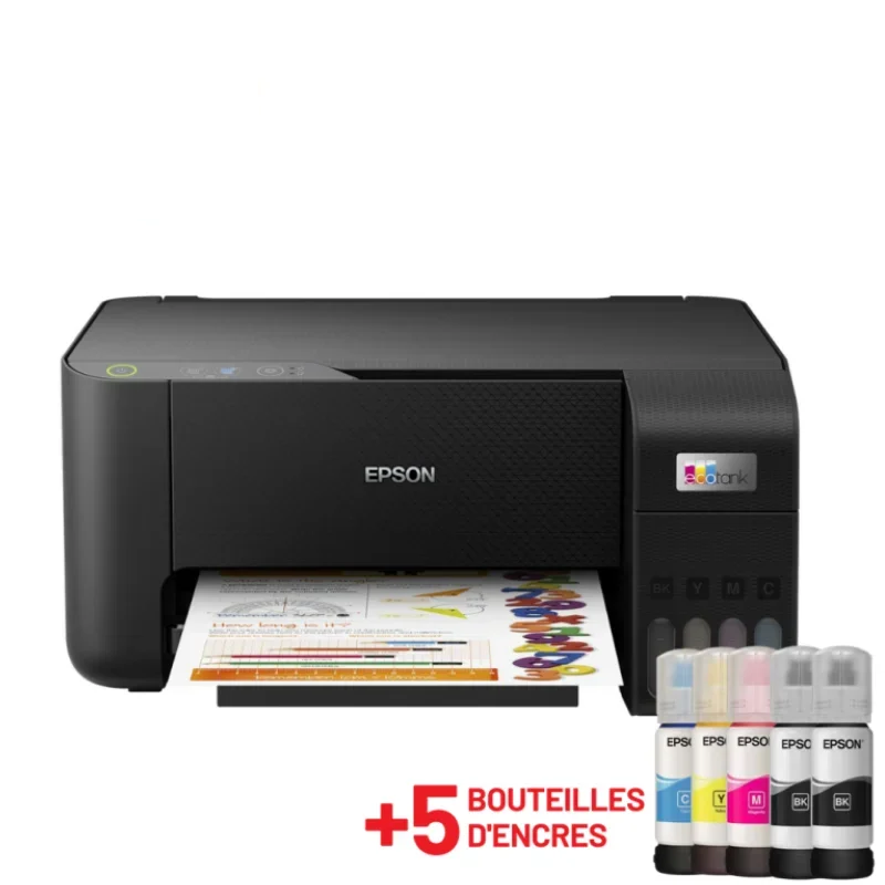 Imprimante à Réservoir Intégré Epson Ecotank L3251 3 en 1 Couleur Wifi -C11CJ67409 Tunisie