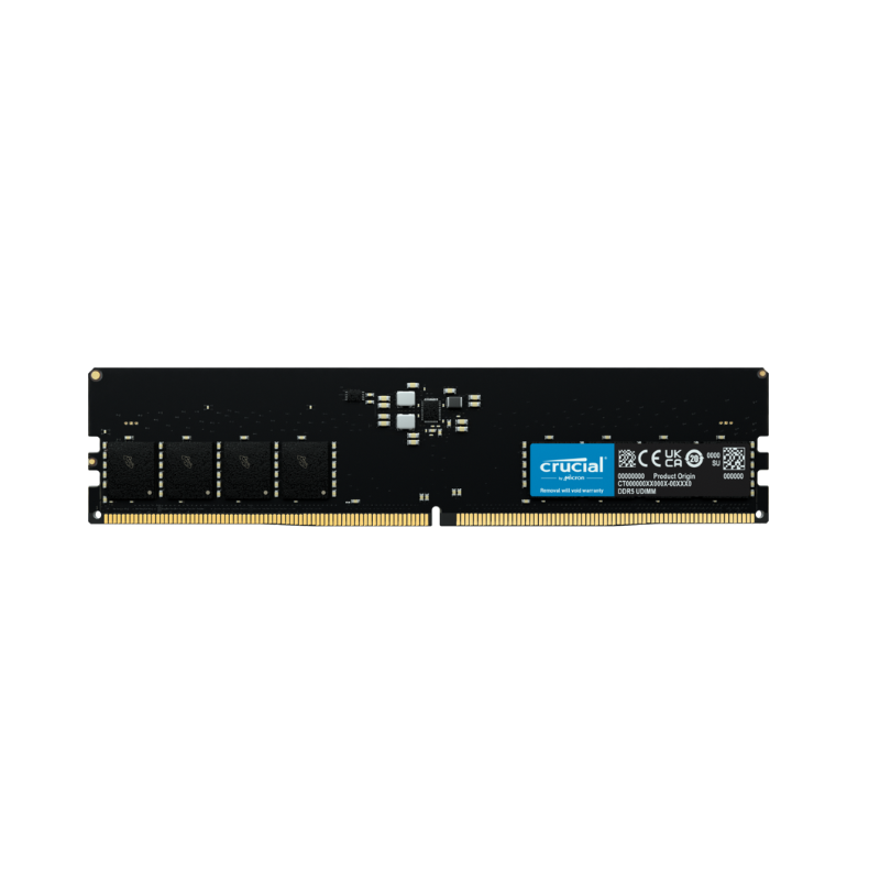 Barrette Mémoire Crucial Ddr5 4800mhz 32gb -ct32g48c40u5 Tunisie