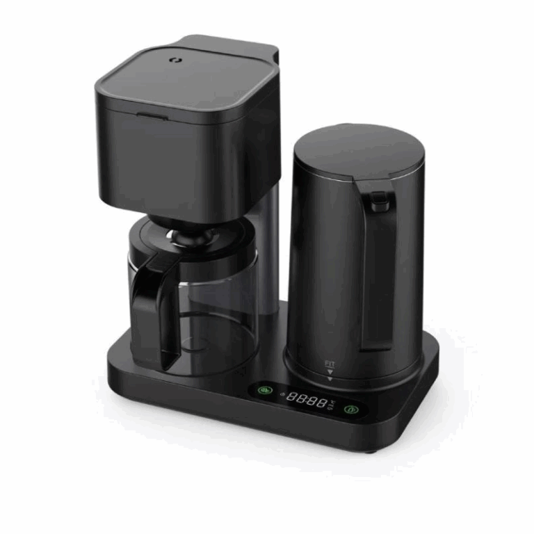 Machine à Café Et Bouilloire 2en1 WKM 1600W Noir Tunisie