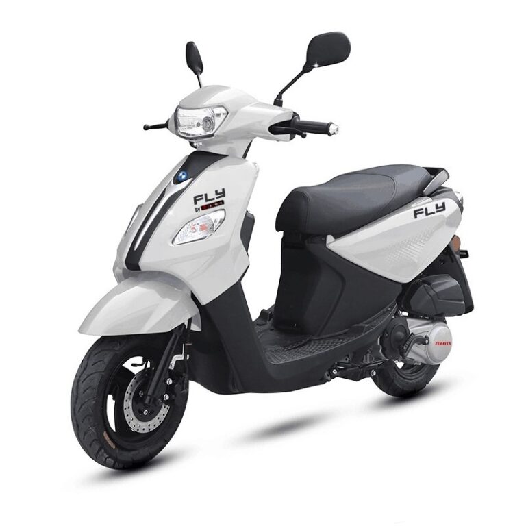 Scooter Zimota Fly 49cc – Blanc Tunisie