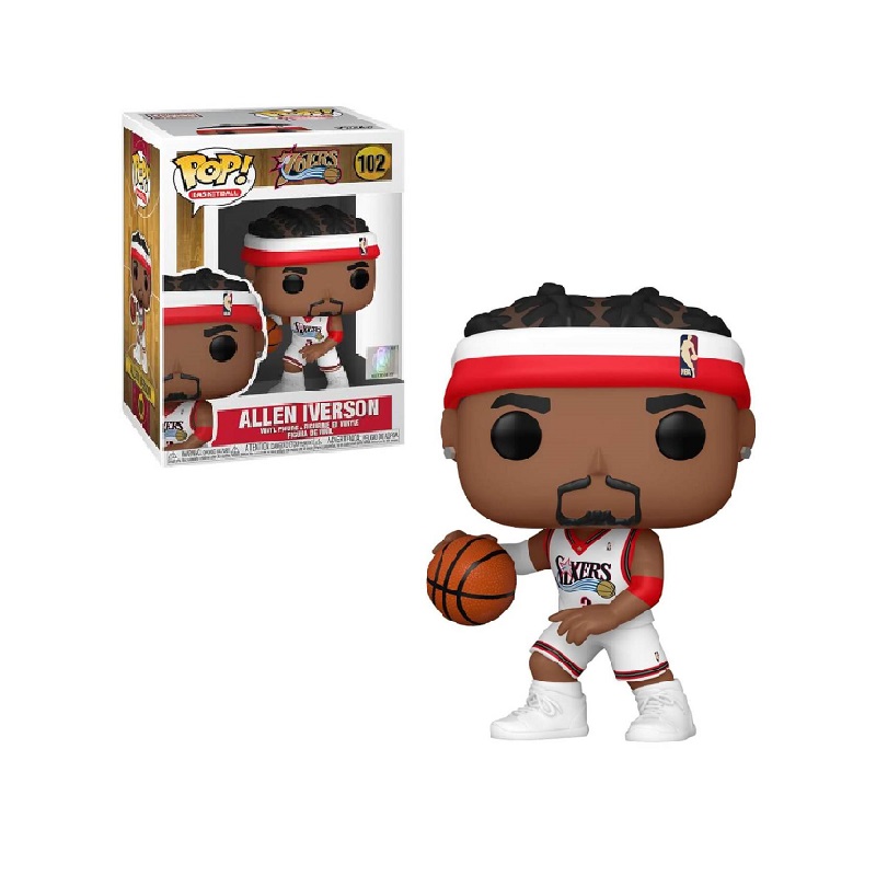 Funko POP NBA – ALLEN IVERSON​​ (SIXERS HOME) – Funko_55215 Tunisie