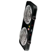 Plaque Électrique RAF R-8020BB 2 Feux Noir Tunisie