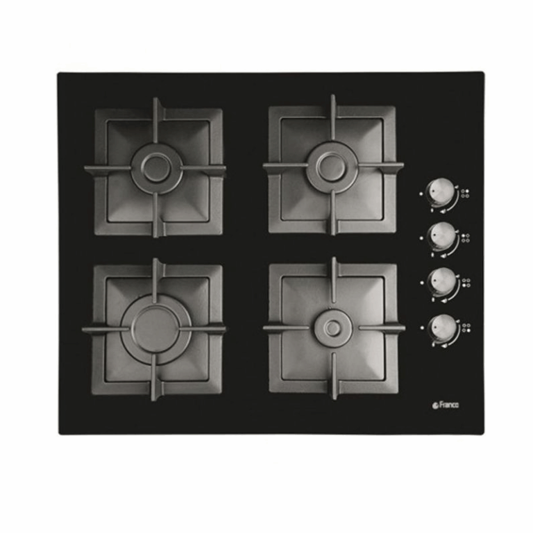 Plaque de Cuisson Franco 4 feux 60 cm 60345-BF Vitro Noir Tunisie
