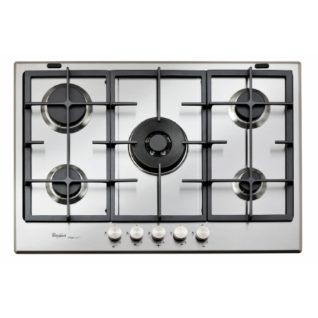 Plaque de Cuisson Whirlpool GMA7522/IX 5 Feux 75 cm Inox Tunisie