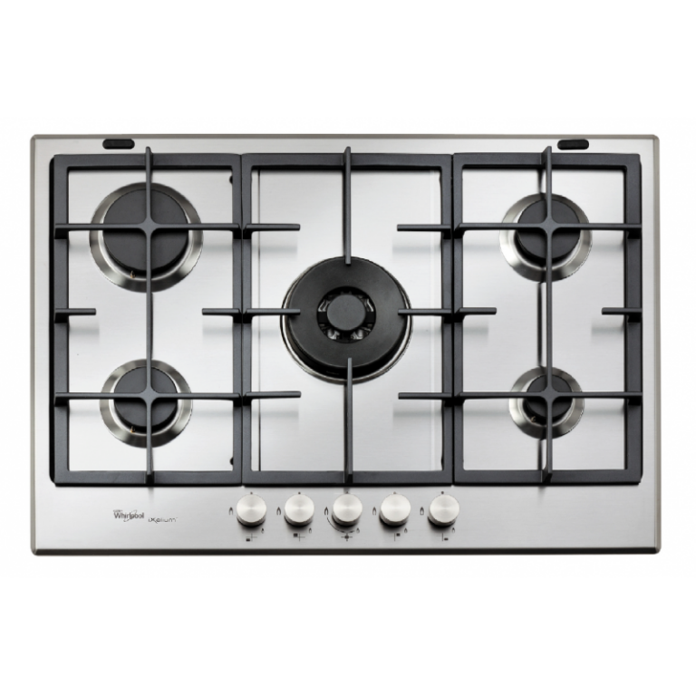 Plaque de Cuisson Whirlpool GMA7522/IX 5 Feux 75 cm Inox Tunisie