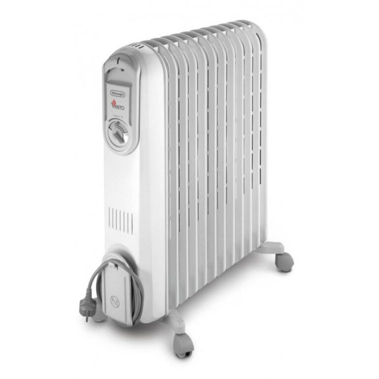 Radiateur Bain d’huile Delonghi Vento 12 Éléments 2500 W V551225 Blanc Tunisie