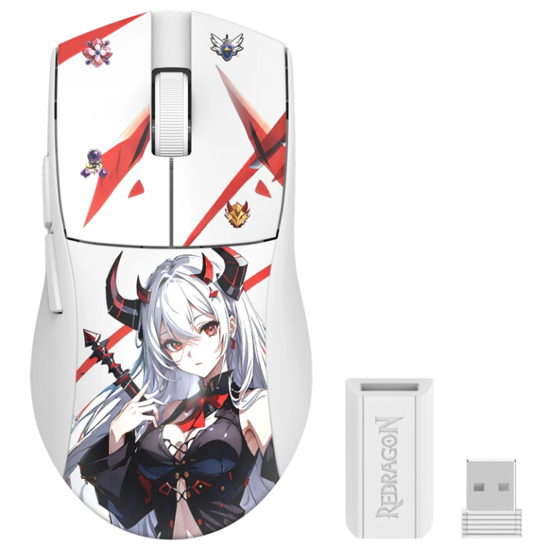 Souris Gamer Sans Fil REDRAGON KING AK-PRO M916AK – Blanc Tunisie