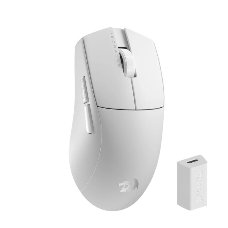 Souris Gamer Sans Fil REDRAGON KING PRO M916W-PRO-4K Blanc Tunisie