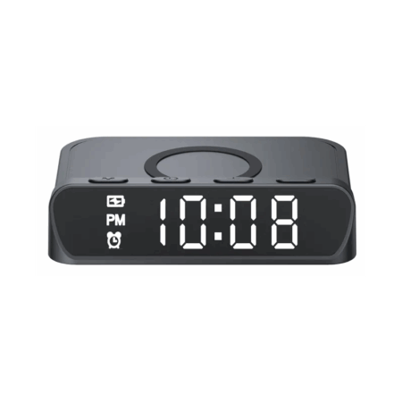 Station De Charge Sans Fil Avec Réveil d’alarme Havit W3031 Noir Tunisie