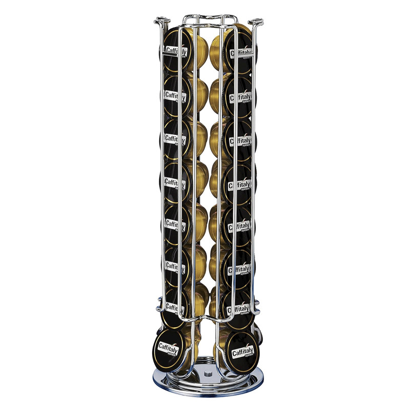 Support Capsules Café Caffitaly 32 Pièces Silver Tunisie