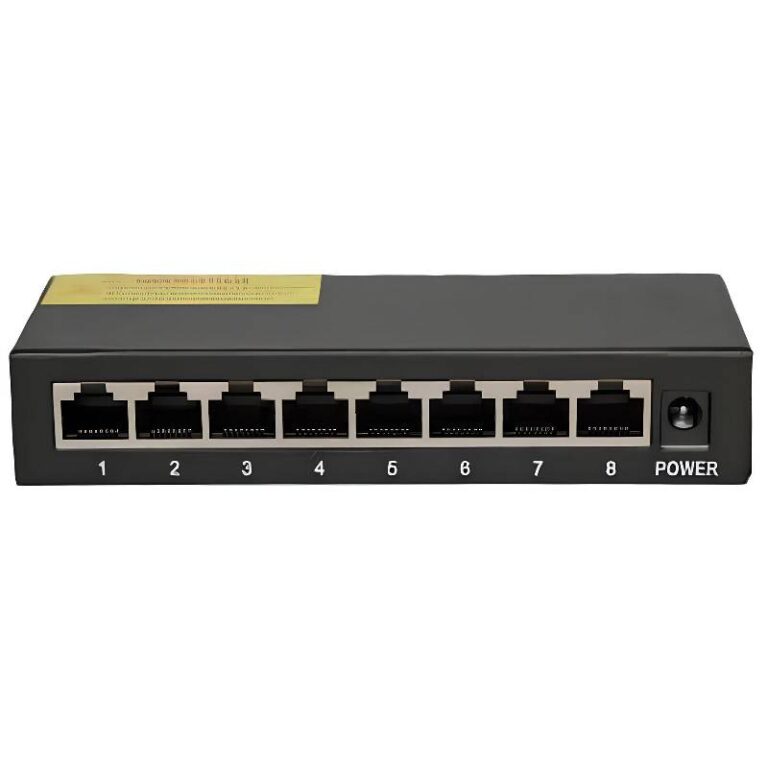 Switch 8 Ports 10/100 Mbps ANPA AP-5008 – Noir Tunisie