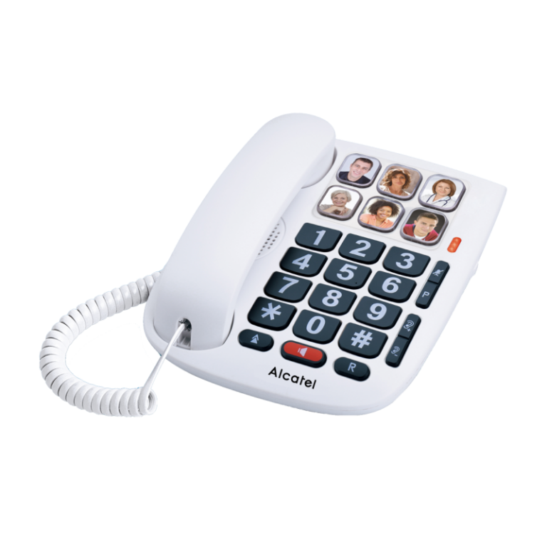 Telephone Fixe Alcatel TMAX 10 Blanc – TMAX10 Tunisie