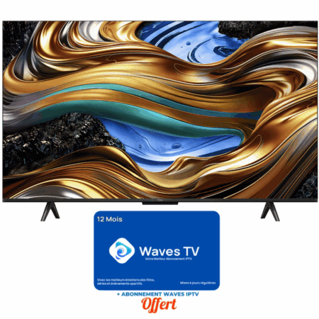 Téléviseur TCL 75P755 UHD 4K Smart Google 2024 Noir Tunisie