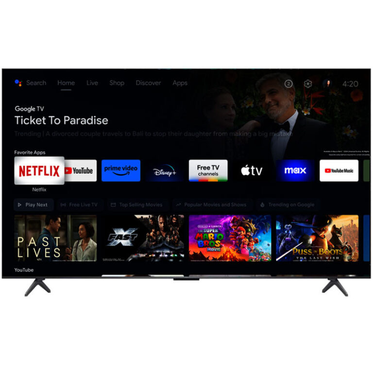 Téléviseur TCL 85C6K QLED Mini LED 4K Smart Google TV Noir Tunisie