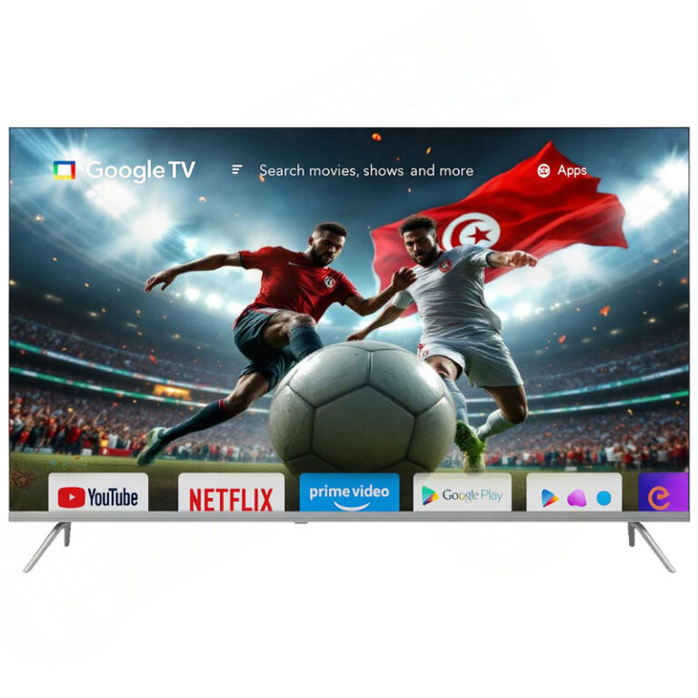 Téléviseur Telefunken 60G4FN Smart Google TV UHD 4K + Récepteur Intégré Noir Tunisie
