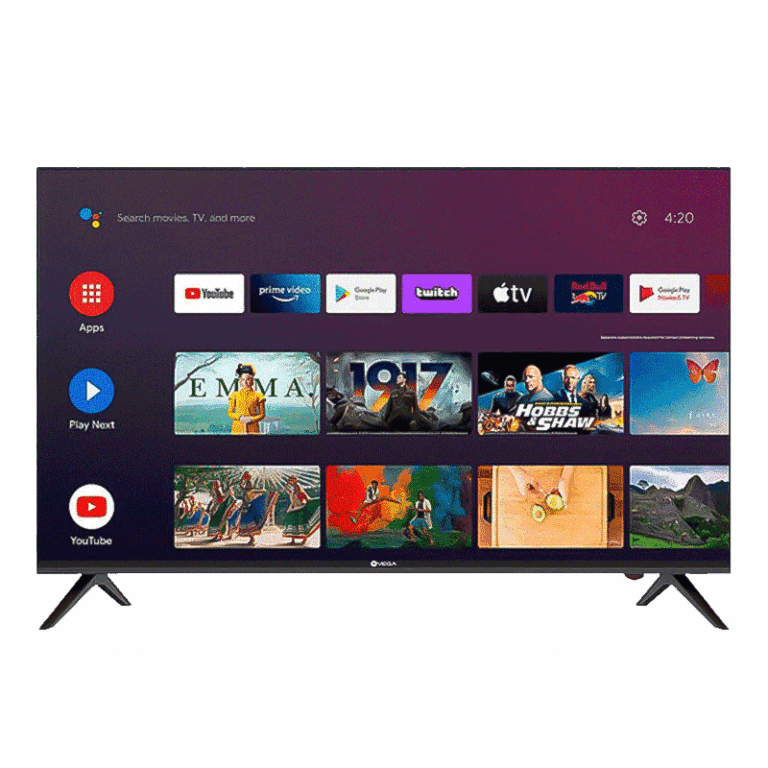 Téléviseur Vega F55F2QBG Smart QLED UHD 4K + Récepteur Intégré Noir Tunisie
