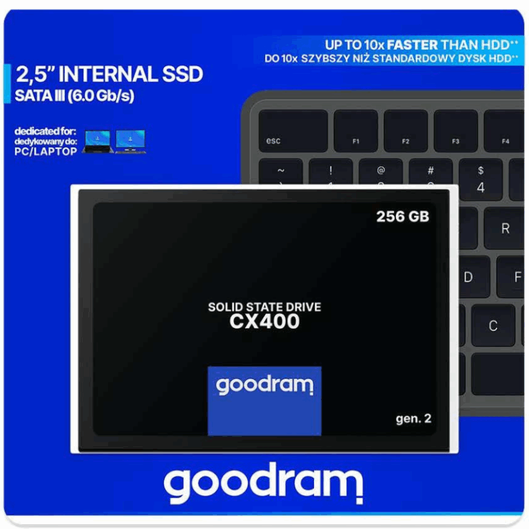 Disque Dur Goodram Cx400 Gen2 256gb Sataiii 2.5retail -ssdpr-cx400-256-g2 Tunisie