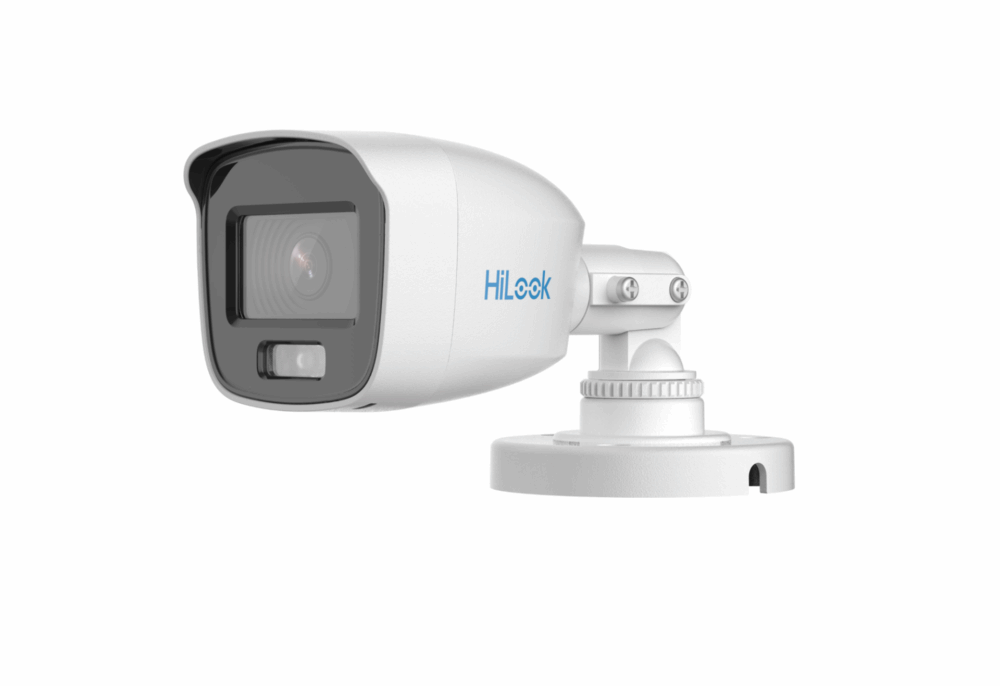 Caméra De Surveillance Externe Hilook ColorVu B129 2MP – Blanc – THC-B129-M Tunisie