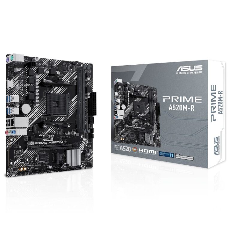 Carte Mère ASUS PRIME A520M-R AM4 – 90MB1H60-M0EAY0 Tunisie