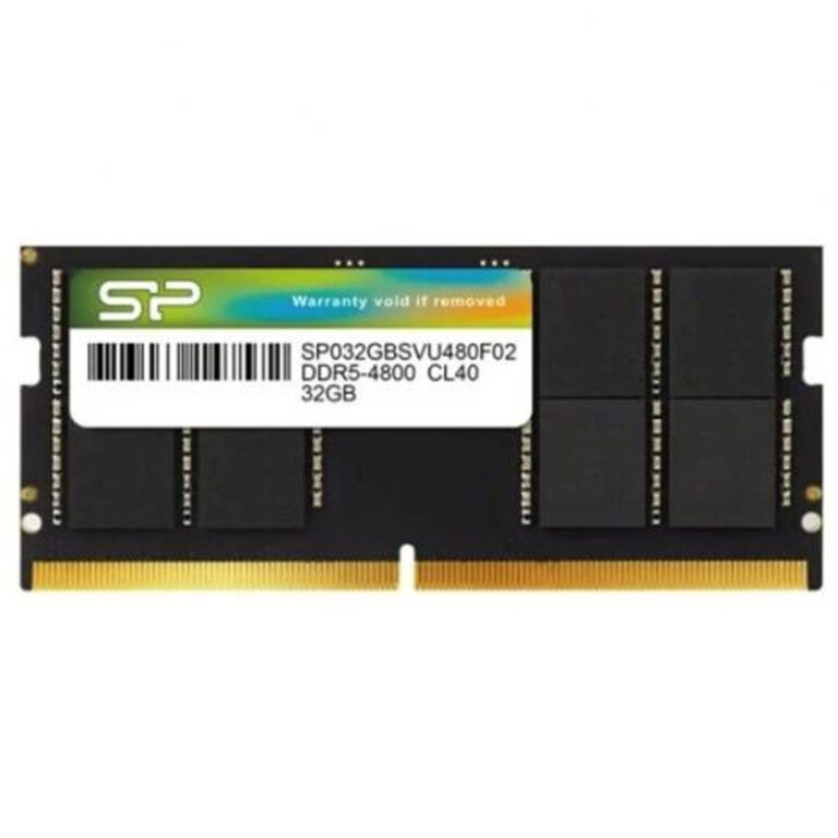 Barrette Mémoire Silicon Power 32 Go Ddr5 4800 Mhz So-dimm – SP032GBSVU480F02 Tunisie