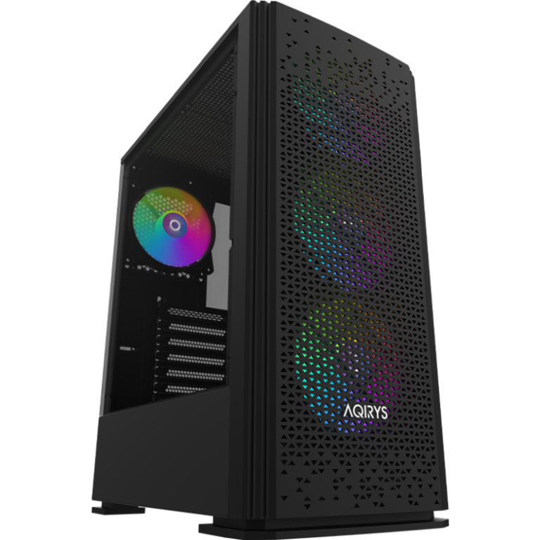 Boitier Gamer Moyen Tour AQIRYS Gacrux ARGB – Noir – AQIRYS-GACRUX-BK Tunisie