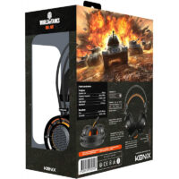 Casque Micro Gaming Konix WOT GH-60 7.1 VIB – Noir & Orangé Tunisie